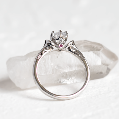 Zásnubní prsten s diamantem 0.4ct RISTE