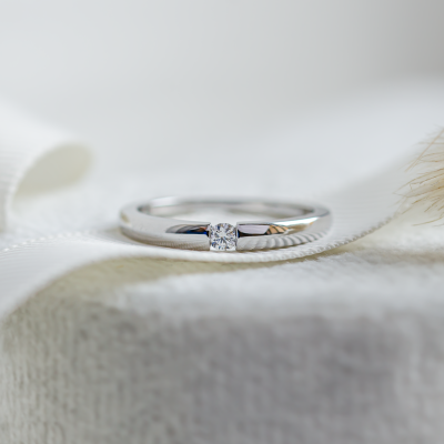 Engagement ring with diamond ROVIK