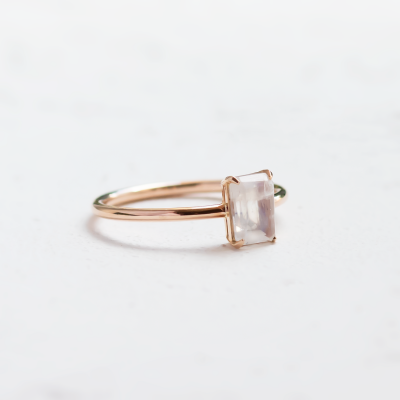 Engagement ring with moonstone TATIANA