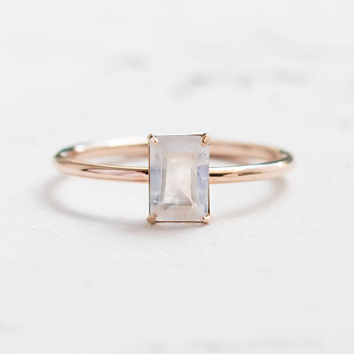 Zásnubní prsten s měsíčním kamenem TATIANA