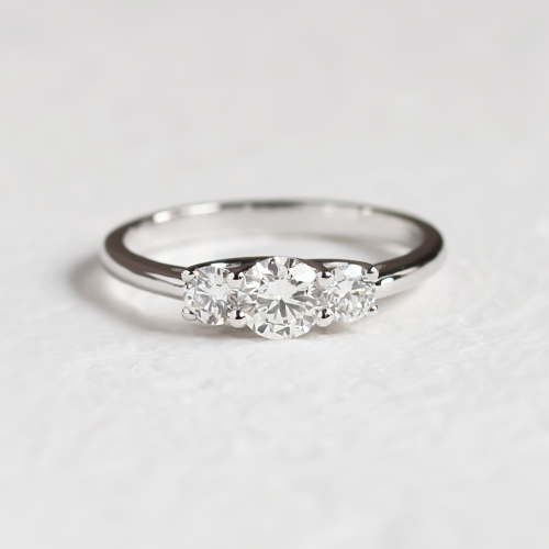 VIZO gold diamond engagement ring