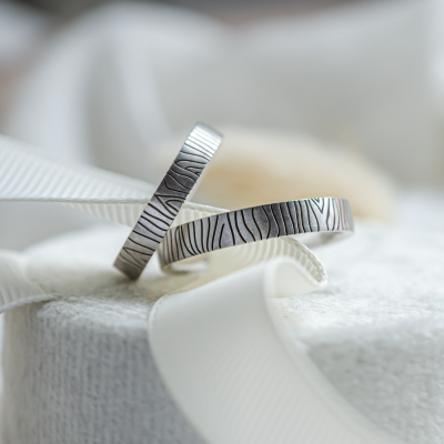 Original wedding rings with patterns BRASIL