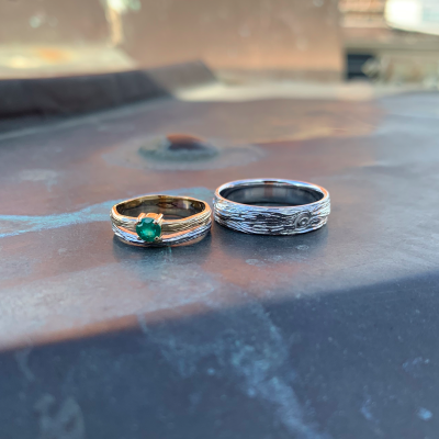 Unique gold wedding rings DRIS