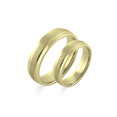 Originální zlaté snubní prsteny JOL