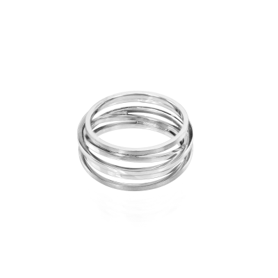 Originální snubní prsteny z bílého zlata JOLI