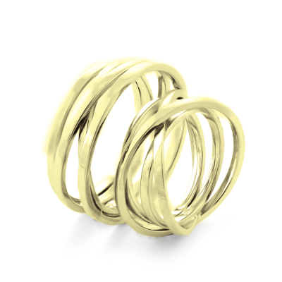 White gold wedding rings JOLI
