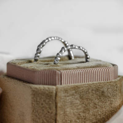 Organic wedding rings LOMBRICO