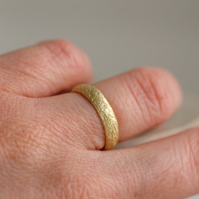 Wedding rings with unusual surface MARTAS