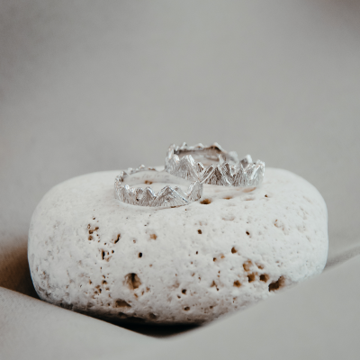 Handmade gold wedding rings MONT
