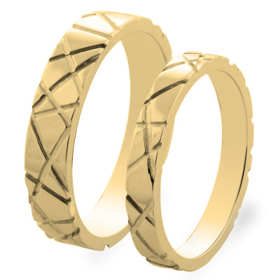 Original gold wedding rings NADIN
