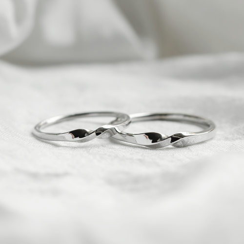 Unique mobius wedding bands NAMI