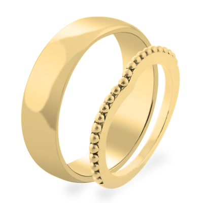 Originální zlatý snubní prsteny RENDO