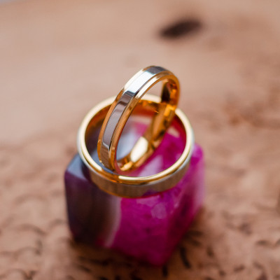 Snubní prsteny z kombinovaného zlata TASE